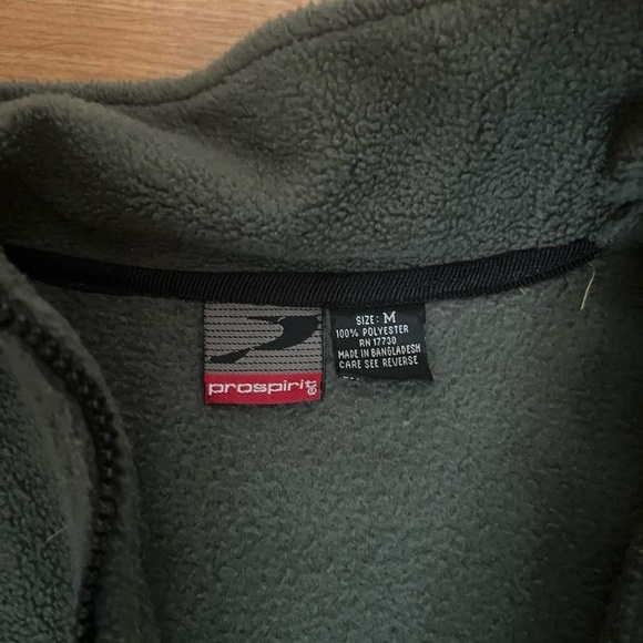 Prospirit Men's Forest Green Fleece Vest - Picture 5 of 7